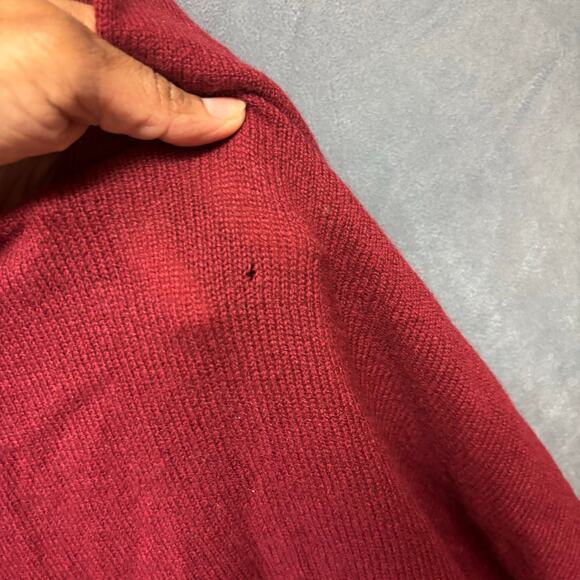 Subtle Luxury Cashmere Drapey Shawl Cardigan Fringe Knit Womens Small Read Below - Picture 2 of 9